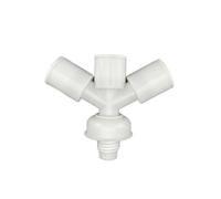 Connecteur à trois voies for machine à laver, raccord de tuyau d'évacuation deux en un for siphon de sol, plaque de recouvrement anti-odeur(K2)