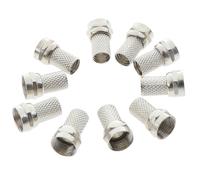 Connecteur à vis 75-5 F pour RG6, 10 pièces, câble coaxial pour antenne de télévision Satellite, en promotion