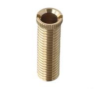 Connecteur à vis pour panier d'évier pour lavabo avec fente pour serrage manuel (laiton, 4 cm)