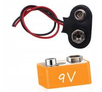 Rosfix 9V Batterieclip Adaptateur 15cm Câble 6LR61 6F22 Bastelzubehör
