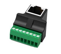 Connecteur adaptateur de borne à vis 8p8c 8p8c 8p8c femelle vers connecteur de borne à vis 8 broches