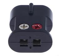 Connecteur adaptateur de fil de haut-parleur noir pour haut-parleurs Bose ST535, 525, AM10, V35, 2 x 1,3 cm, design en plastique pour une connexion audio fiable