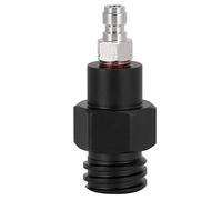 Connecteur adaptateur de réservoir de cylindre de CO2, prise rapide mâle à filetage mâle TR21-4 de 8mm pour Soda Club, noir (Noire)