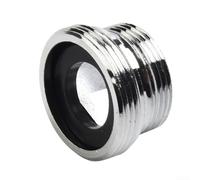 Connecteur adaptateur fileté en métal pour aérateurs de robinet de cuisine, adapté pour la maison, le bureau et l'école pour couper l'utilisation inutile d'eau (18 mm-22 mm (extérieur))