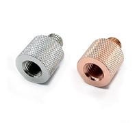 Connecteur adaptateur M10 vers 3/8 pour antenne JPC avec construction en acier inoxydable, conçu pour une réception stable du signal et adapté pour une utilisation en extérieur (doré)