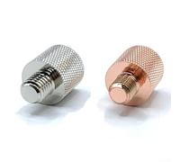 Connecteur adaptateur M10 vers 3/8 pour antenne JPC offrant une connexion stable et une meilleure performance de communication (argent)