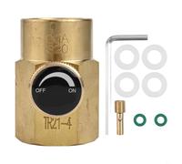 Connecteur adaptateur pour machine à soda, CGA320 à TR21.4 raccord de rechange avec 6 joints toriques et outil d'installation, raccord de cylindre de gaz en cuivre