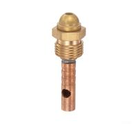 Connecteur adaptateur pour torche de soudage TIG WP26 - Raccord en cuivre avec diamètre extérieur 8 mm, diamètre intérieur 6 mm, filetage 5/8-18UNF, longueur 54 mm, largeur hexagonale 16 mm