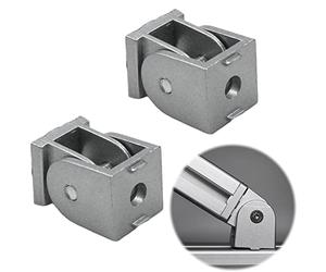 Connecteur angulaire articulé Profilé aluminium 2 pièces Rainure 6 réglable Profilé aluminium en alliage de zinc, plage de rotation 180 ° pour Eu-Standard 2020, pièces pour imprimante 3D