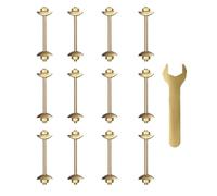 Connecteur Articulaire | Connecteurs De Fixation De Meubles M8X100mm | 12x Métal Liaison Pour L'écrou Matériel Assortiment Drawfolt Pour Le Cadre De Table Verrouillage Boucher