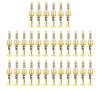 Connecteur Audio 2.5mm Équilibré 4 Pôles, Prise Femelle avec Serre - Câble, 30PCS Jack Métallique pour Mixeur Amplificateur Casque, Compatible avec Systèmes Karaoké et PA