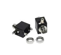 Connecteur audio femelle 3 broches DIP 2,5 mm, 100 pièces, PJ201M PJ-201M, prise casque mono