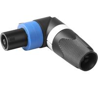 Connecteur audio NL4FC Speakon 4 broches à angle droit mâle NL4 Adaptateur haute puissance 4 pôles Haut-parleur Twist Lock Plug,pour amplificateur Neutrik NL4FC NL4FX NLT4X NL2FC