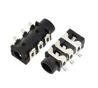 Connecteur Audio PJ-313D PJ313 SMD 6 broches SMT 3.5MM, 10 pièces