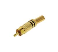 N CAGP24900BK - Nedis Connecteur RCA | Droit | Mâle | Plaqué or | Souder | Diamè