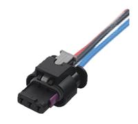 Connecteur auto 1718653-1 4F0973703A 4F0973703 Connecteur étanche pour faisceau de câbles automobile 3 broches fiche mâle femelle(3p female)