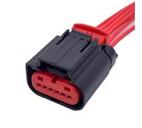 Connecteur auto Compatible Avec FORD 6 Broches Connecteur De Capteur De Prise D'accélérateur Étanche Pour Pédale D'accélérateur Automatique, Faisceau De Câbles 1438153-5 1-1419168-1(6P Female A)