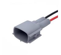 Connecteur auto Compatible avec Toyota 2P connecteurs de câbles électriques d'injecteur de carburant automatique faisceau de câbles 6189-0611 90980-11875(Male)