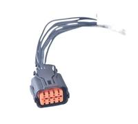 Connecteur auto-étanche 8 broches HP285-08021 femelle 8 broches vers mâle 8 broches, prise en queue de cochon HP281-08020 HP291-08100(Female with wires)
