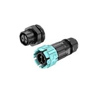 Connecteur autobloquant M19 mâle-femelle étanche for câbles d'aviation à 2/3/4/5 conducteurs(EW M19 2 core 7-10mm 20A)
