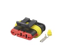 Connecteur Automobile Superseal, 1 Jeu de 4 Broches, étanche, Prise Femelle ou mâle, 282106-1 282088-1(20 Sets,Female)