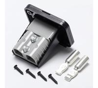 Connecteur avec base fixe pour charge EV - 50 A/120 A/175 A 600 V Connecteur électrique robuste, coque ignifuge PC, support inclus (120 A)