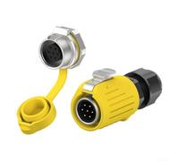 Connecteur Aviation Étanche IP68 Flange Verrouillage(EW-LP16-9P) | IP68 étanche, verrouillage fil sécurisé, design , pour idéal aviation, résistance humidité