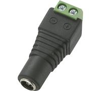 Connecteur basse tension femelle, droit TRU COMPONENTS DC12-F 716331 Ø extérieur: 5.5 mm Ø intérieur: 5.5 mm 2.1 mm 1 pc(s)