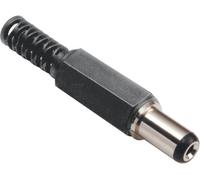 Connecteur basse tension mâle, droit BKL Electronic 072611 Ø extérieur: 6.3 mm Ø intérieur: 3 mm