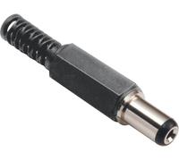 Connecteur basse tension mâle, droit TRU COMPONENTS 1582330 Ø extérieur: 5 mm Ø intérieur: 2.1 mm 1 pc(s)