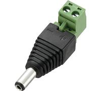 TRU COMPONENTS DC12-M Connecteur basse tension mâle, droit 5.5 mm 2.1 mm 1 pc(s)