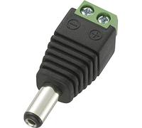 TRU COMPONENTS DC14-M Connecteur basse tension mâle, droit 5.5 mm 2.1 mm 1 pc(s)