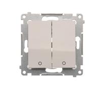 Connecteur bipolaire double (module) 16AX Simon 54 DW22A.01/11