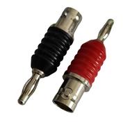 Connecteur BNC femelle vers double banane en plastique de 4 mm et générateurs de signal éliminant le besoin de plusieurs adaptateurs. Connexion flexible pour les méthodes