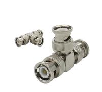 Connecteur BNC Q9 vers adaptateur RF mâle femelle à angle droit, type T, répartiteur 3 voies/4 voies, 2x doubles 3+4 types(Type1,5PCS)
