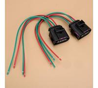 Connecteur bobine d'allumage Compatible Avec VW 4D0971994, 2 Pièces, Connecteur De Bobine D'allumage À 4 Broches, Câblage De Fil, Queue De Cochon, Accessoires De Pièces Automobiles