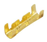 Connecteur bout de fil à Sertir, 100pcs Borne à Sertir Forme U, Connecteurs à Sertir pour Bornes en Laiton Kit, Cosses à sertir electrique, Pour électricité Automobile(0,5 à 1,5 Mm)