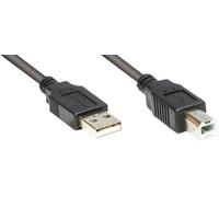 connecteur/câble d'imprimante USB 2.0 mâle A vers mâle B, 0,25 m Gris USB 2.0 5,00 m Noir