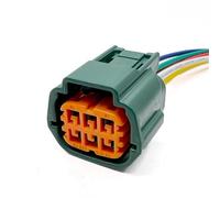 connecteur capteur Compatible avec Nissan Connecteurs de câble électrique étanches 6P pour accélérateur de voiture, faisceau de câbles femelle 6181-0511 6189-0766(Green)