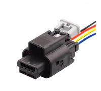 Connecteur capteur Voiture Compatible avec Megane 4 Broches 1801823-1 Faisceau De Câbles De Caméra Arrière De Voiture Capteur Étanche Automatique Connecteur Femelle 2236398-1 13422