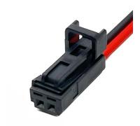 Connecteur capteur voiture Connecteur électrique 2P pour feu latéral de portière de voiture, faisceau de câbles femelle mâle 4B0971832 4E0972575 1-1534113-1 1534155-1(Female)