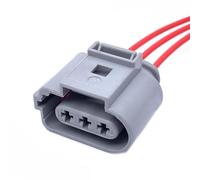 Connecteur capteur voiture Connecteurs de câble électrique de phare antibrouillard de capteur de vilebrequin automatique 3P femelle mâle faisceau de câbles 1J0973723G 1J09737236(Female)