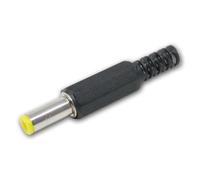 Connecteur CC 2,1 mm x 5,5 mm, borne à souder, vissable, avec serre-câble et protection anti-torsion - Connecteur d'alimentation basse tension pour LED, routeurs, Raspberry Pi et alimentations.