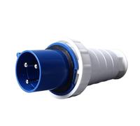 Connecteur CEE, connecteur de camping, 3 Poly 220~250V 63A IP67, Blue Strong Current Adaptateur pour Caravan Motorhome Power Connection, BEM-033, 23x6,8 cm (BEM-033)