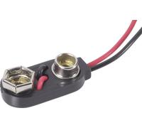Connecteur clip pression 1x 6LR61 (9 V) Beltrona 9V-I-Clip raccordement par empreinte pile 9V (L x l x H) 26 x 13 x 8 mm