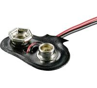 Connecteur clip pression 1x 6LR61 (9 V) Beltrona 9V-T-Clip raccordement par empreinte pile 9V (L x l x H) 26 x 13 x 8 mm