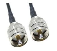 Connecteur coaxial à sertir droit RG58 PL259 SO239 mâle femelle, câble d'extension d'antenne RF 50 ohms, 5 m(TYPE A,8M)