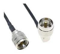 Connecteur coaxial à sertir droit RG58 PL259 SO239 mâle femelle, câble d'extension d'antenne RF 50 ohms, 5 m(TYPE B,8M)