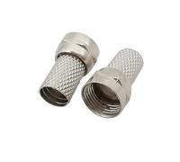 Connecteur coaxial à visser type F 75-5, 5/10/50 pièces, fiche mâle F for adaptateur coaxial d'antenne satellite TV RG6(5Pcs)
