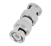 Connecteur Coaxial BNC Mâle à BNC Mâle M/M, Adaptateur RF pour Caméra de sécurité CCTV, 2 Pièces